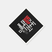 Eat Sleep Crossword Puzzle Repeat Puzzler Brain Te スタンダードカクテルナプキン (角)