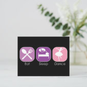 Eat Sleep Dance ポストカード (スタンド正面)