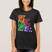 Eat Sleep Dance Repeat Tシャツ (正面)