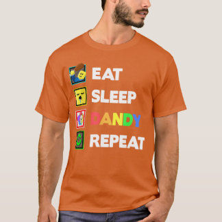 Eat Sleep Dandy Repeat Birthday Decoration Boys Gi Tシャツ