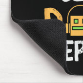 Eat Sleep Dash Repeat Video Game Geometry Dash Gam マウスパッド (コーナー)