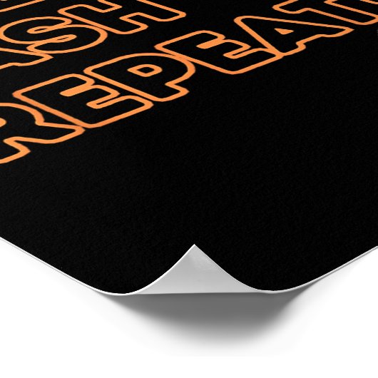 Eat Sleep Dash Repeat Video Game Geometry Video Ga ポスター (角)