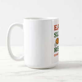 Eat Sleep Dunk Repeat - おもしろバスケットボール クリスマス  コーヒーマグカップ