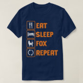 Eat Sleep Fo RepeatFo 1051 Tシャツ (デザイン正面)