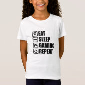 Eat Sleep Gaming Repeat - Cadeau Parfait pour Game Tシャツ (正面)