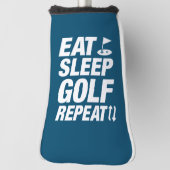 Eat Sleep Golf Repeat ゴルフヘッドカバー (回転90)