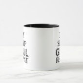 Eat Sleep Grill Repeat coffee mug for BBQ chef マグカップ (中央)
