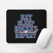 Eat Sleep Hockey Repeat Ice Hockey For Teens Kids  マウスパッド (マウス)