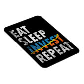 EAT SLEEP INVEST REPEAT STOCK MARKET  マグネット (右側)