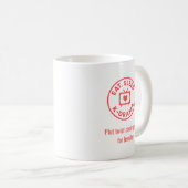 Eat. Sleep. K-drama. パーソナライズド コーヒーマグカップ (正面右)