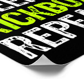 Eat Sleep Kickbox Repeat Kickboxing Kick Boxing Fu ポスター (角)