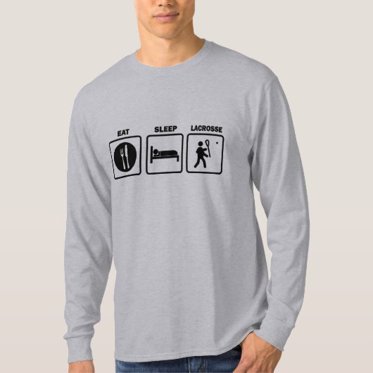 Eat.Sleep.Lacrosse Tシャツ (正面)