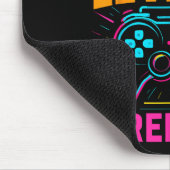 Eat Sleep Level Up Repeat Gamer Funny Video Game G マウスパッド (コーナー)