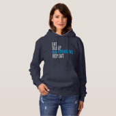 Eat, Sleep, Mantrailing - Add Your Dog's Hoddie パーカ (正面フル)