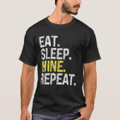 Eat Sleep Mine Repeat  For Crypto Miners Sandbox G Tシャツ (正面)
