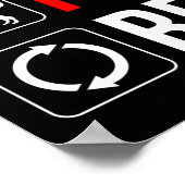 Eat. Sleep. Pet The Dog. Repeat ポスター (角)