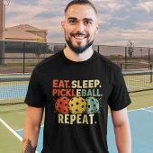 Eat Sleep Pickleball Repeat – Game Day Essential Tシャツ
