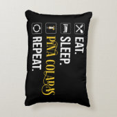 Eat. Sleep. Pina Coladas. Repeat.  アクセントクッション (裏面(縦))