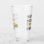 Eat. Sleep. Pina Coladas. Repeat.  タンブラーグラス (左)