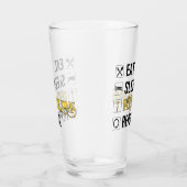 Eat. Sleep. Pina Coladas. Repeat.  タンブラーグラス (右)