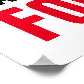 Eat Sleep Play Football Pop Art ポスター (角)