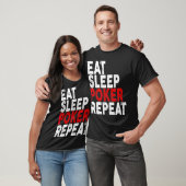 Eat Sleep Poker Repeat   Poker Tee  Tシャツ (ユニセックス)