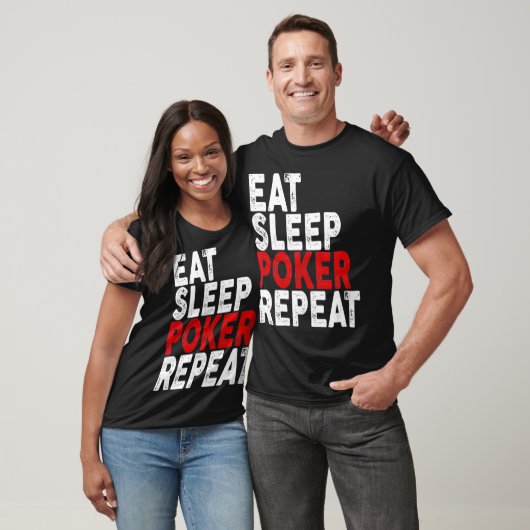 Eat Sleep Poker Repeat   Poker Tee  Tシャツ (ユニセックス)