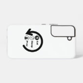 eat sleep pray repeat samsung galaxyケース (裏面横)