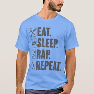 Eat Sleep Rap R Tシャツ