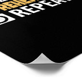 Eat Sleep Rehearsal Repeat - Theatre Quotes Acting ポスター (角)