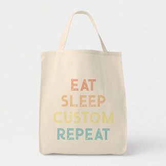 Eat Sleep Repeat Personalized Gift  トートバッグ