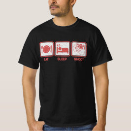 Eat, Sleep, Shoot - Funny Photographer Tシャツ