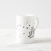 Eat Sleep Ski Repeat - Specialty Mug ボーンチャイナマグカップ (正面右)