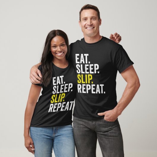 Eat Sleep Slip Repeat Cricket Tシャツ (ユニセックス)