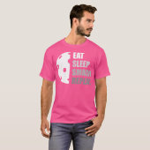 Eat Sleep Smash Repeat Funny Pickleball Tシャツ (正面フル)