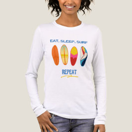 Eat, Sleep, Surf, Repeat - ビーチライフ トライブレンドＴシャツ