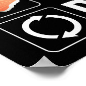 Eat. Sleep. Sushi. Repeat ポスター (角)