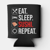 Eat. Sleep. Sushi. Repeat 缶クーラー (裏面)