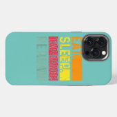 Eat Sleep Tap Dance Repeat ダンサー レトロ iPhoneケース (裏面横)