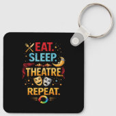 Eat, Sleep, Theatre, Repeat キーホルダー (裏面)