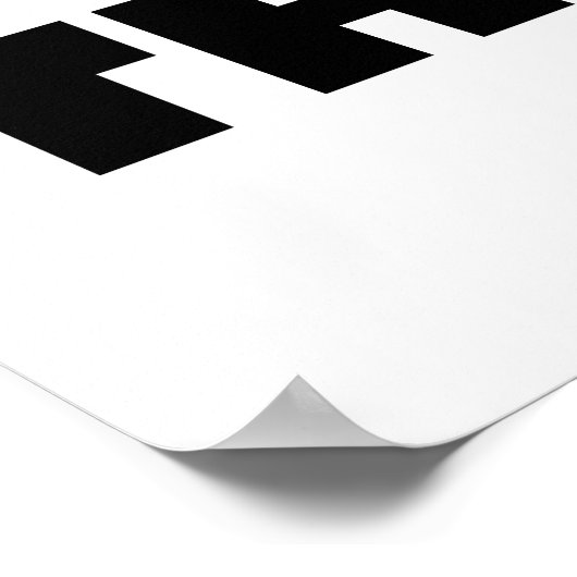 Eat ... Sleep ... Think Statistics (Bell Curve) ポスター (角)