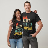 Eat Sleep Trade Repeat Trading Trader Stock Marke Tシャツ (ユニセックス)