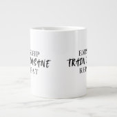 Eat Sleep TRAIN INSANE Repeat | 20oz スペシャルマグ ジャンボコーヒーマグカップ (正面)