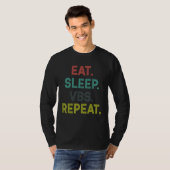 Eat Sleep VBS Repeat Vacation Bible School Kids Tシャツ (正面フル)