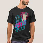 Eat. Sleep. WIGGLE. Repeat. - Monster Hunter Desig Tシャツ (正面)
