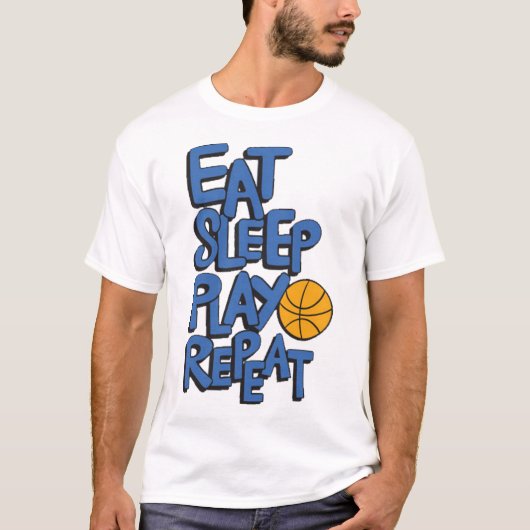 Eat slepp play repeat tシャツ (正面)
