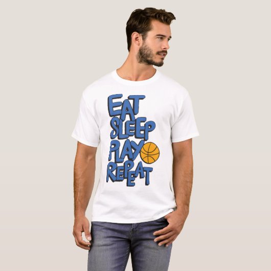 Eat slepp play repeat tシャツ (正面フル)