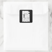 Eat the Rich - Funny Socialist  スクエアシール (バッグ)