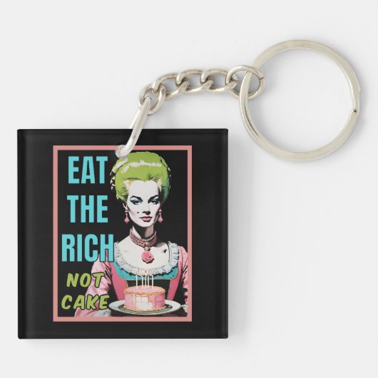 Eat The Rich, Not Cake キーホルダー (裏面)