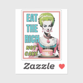 Eat The Rich, Not Cake シール